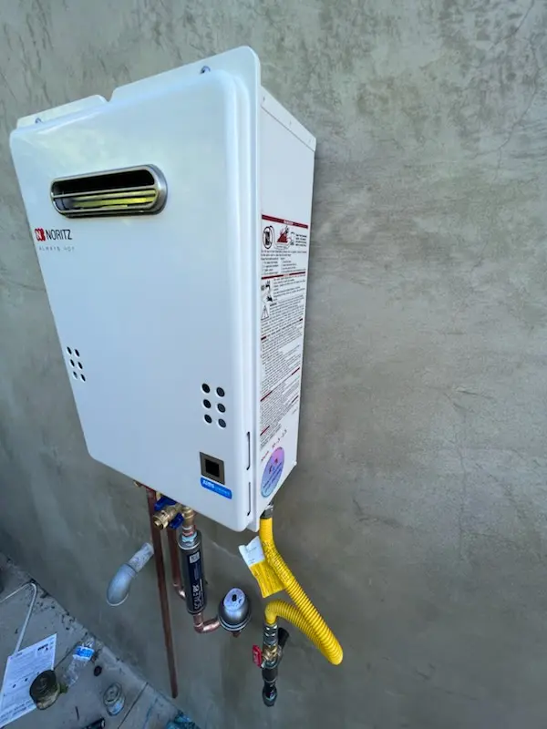 Tankless water heater installation for Sheffield Commons homes